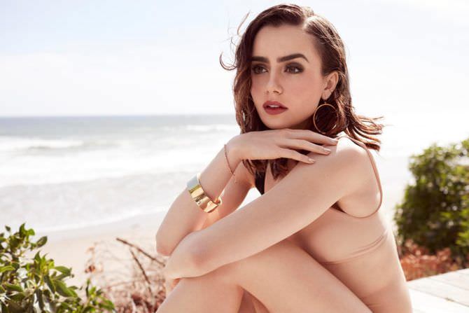 Лили коллинз 7 hot pics, лили коллинз 7 bio, лили коллинз 7 twitter instagram Лили коллинз фото на пляже в бикини