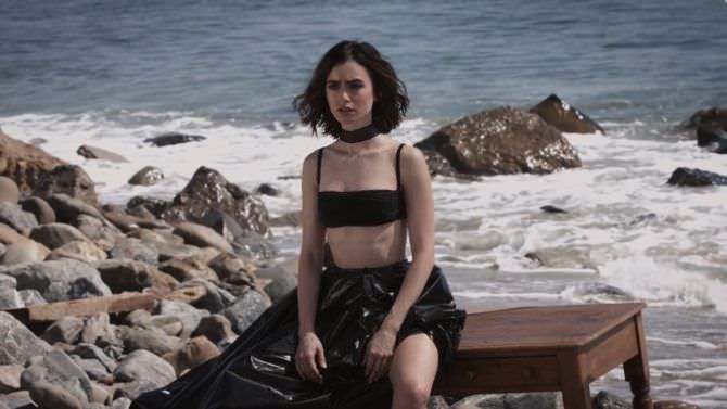 Лили коллинз 22 hot pics, лили коллинз 22 bio, лили коллинз 22 twitter instagram Лили коллинз фото в чёрном топе и юбке